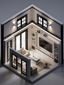 3D Interior Rendering